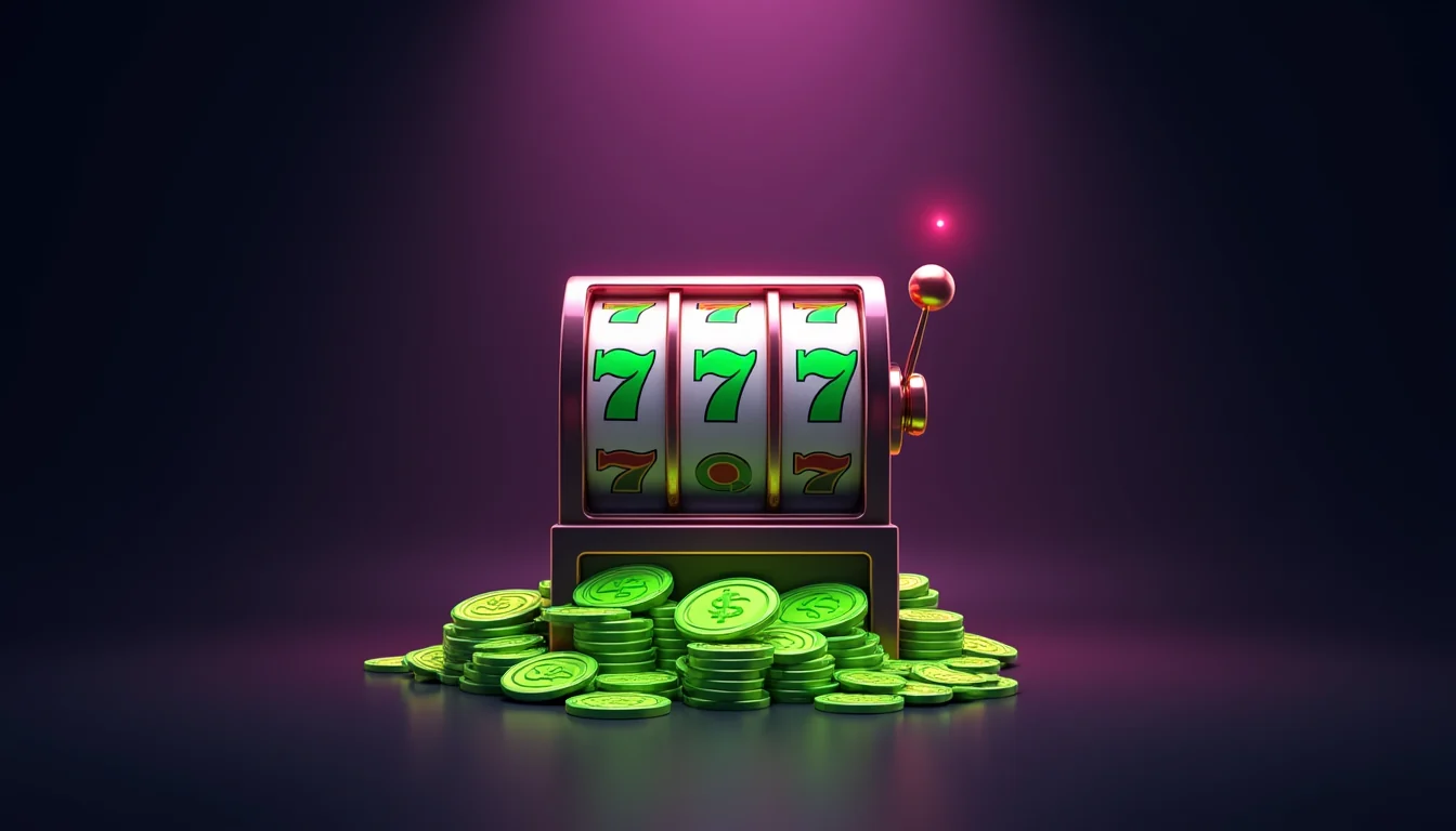 Wild Coaster slot game interface on mobile phone showing reels and spin button